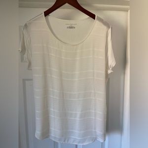 Ann Taylor. Large. Short sleeve blouse.
